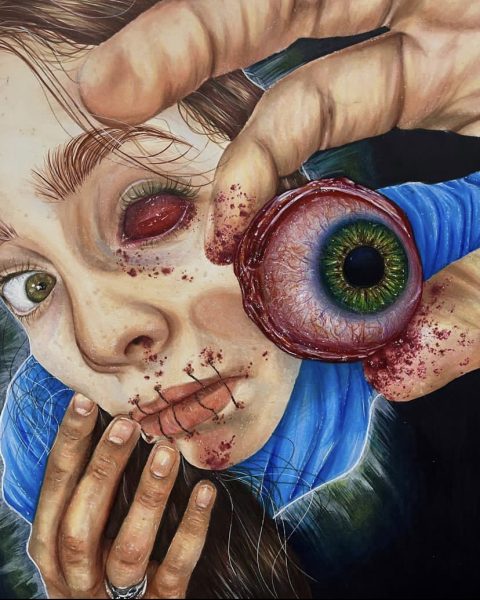 A piece of artwork.