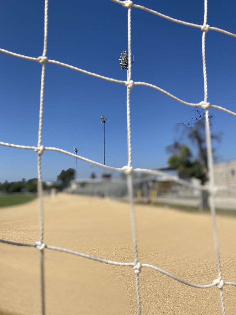 Looking on at an empty field after soccer